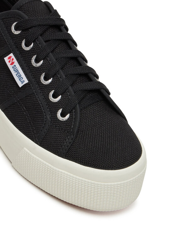 Superga Superga Πάνινα παπούτσια 2790 Platform S9111LW Μαύρο