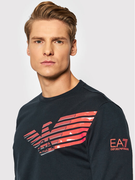 EA7 Emporio Armani Sweatshirt 6KPM45 PJ05Z 1578 Bleu marine Regular Fit Modivo