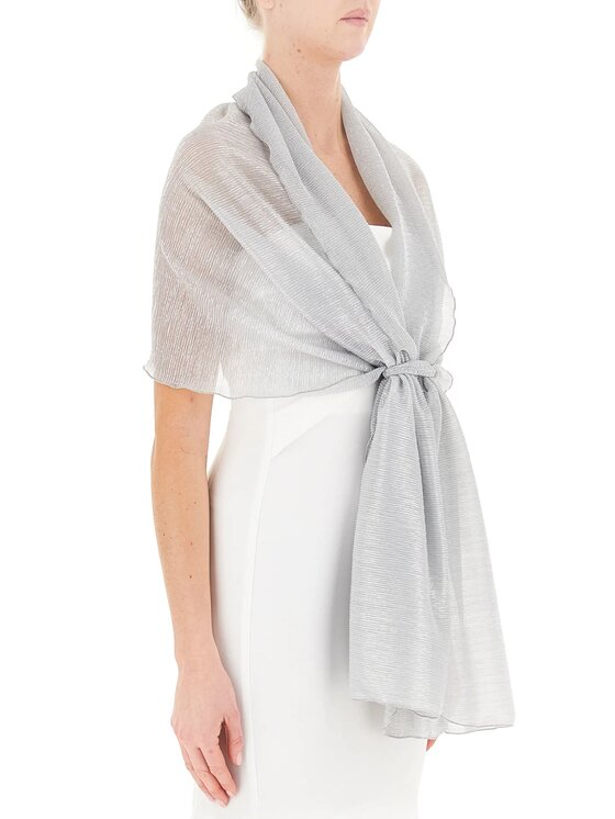 Rinascimento Rinascimento Foulard Stola donna con nodo Argento