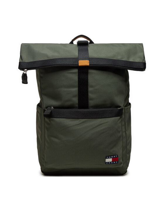 Zdjęcia - Plecak Tommy Jeans  Tjm Essential Rolltop Backpack AM0AM12414 Khaki