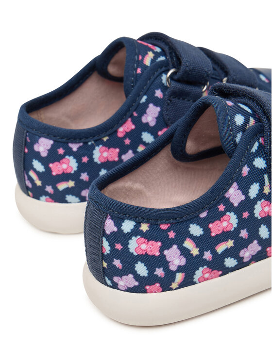 Geox Geox Sneakers aus Stoff B Gisli Girl B451MB 000AN C4435 S Bunt