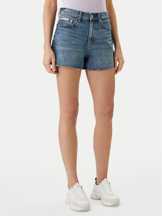 Calvin Klein Jeans Calvin Klein Jeans Džinsiniai šortai LV047F766G Mėlyna Relaxed Fit