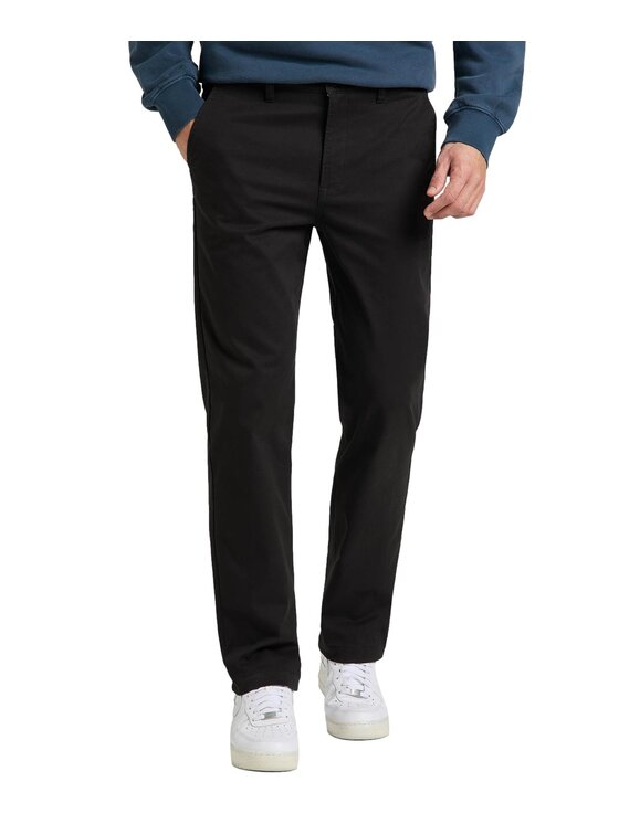 Lee Lee Pantaloni chino L71FTY01 Nero Regular Fit