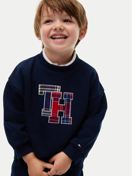 Tommy Hilfiger Tommy Hilfiger Trenerka KS0KS00788 Tamnoplava Regular Fit