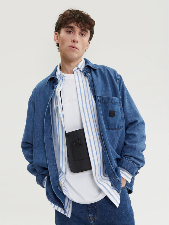 BOSS BOSS дънкова риза Laredo 50544660 Тъмносин Regular Fit