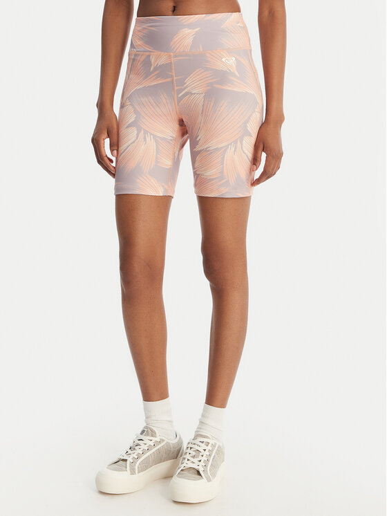 Roxy Roxy Kerékpáros nadrág Everyday Flow ERJNS03606 Rózsaszín Slim Fit