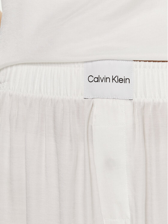 Calvin Klein Underwear Calvin Klein Underwear Piżama 000QS7153E Biały Regular Fit
