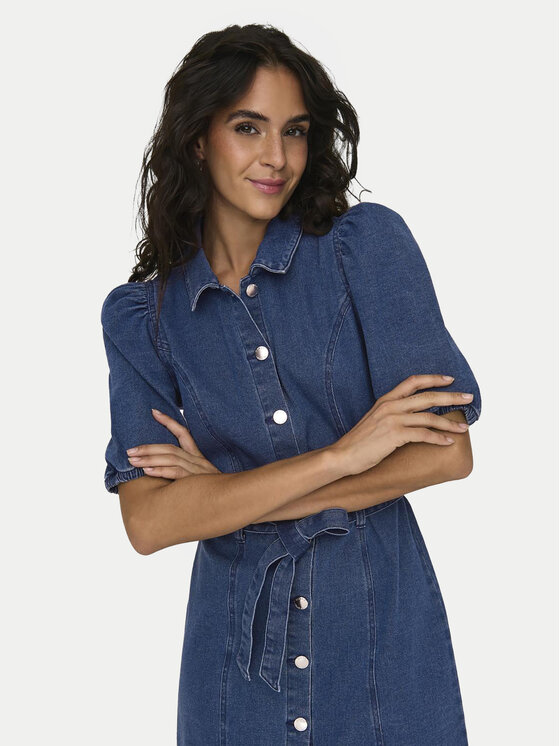 ONLY ONLY Джинсова сукня Vibbe 15304123 Голубий Regular Fit