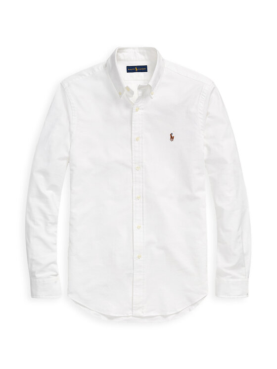 Polo Ralph Lauren Polo Ralph Lauren Πουκάμισο Core Replen 710549084 Λευκό Slim Fit