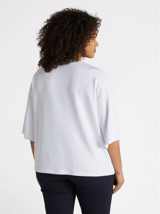Fiorella Rubino Fiorella Rubino Felpa G195L008500N011 Bianco Regular Fit