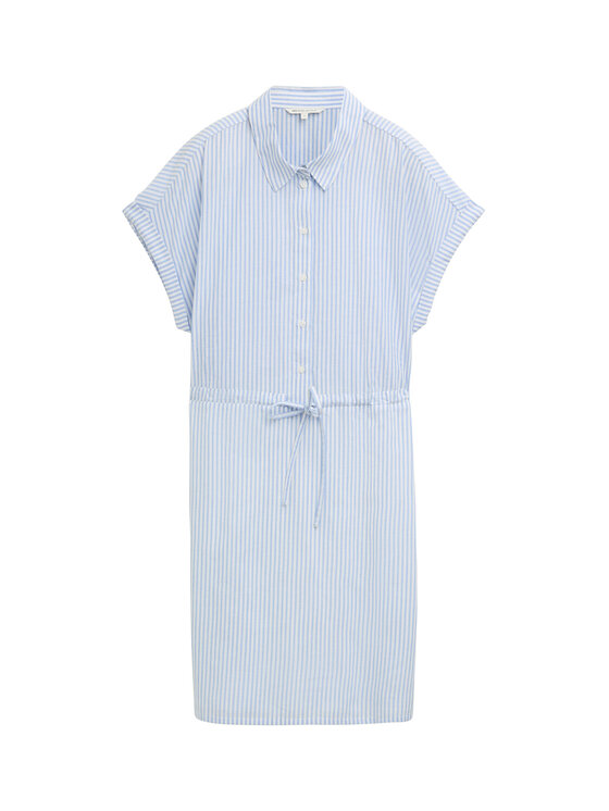 Tom Tailor Denim Tom Tailor Denim Rochie tip cămașă 1045766 Albastru Regular Fit