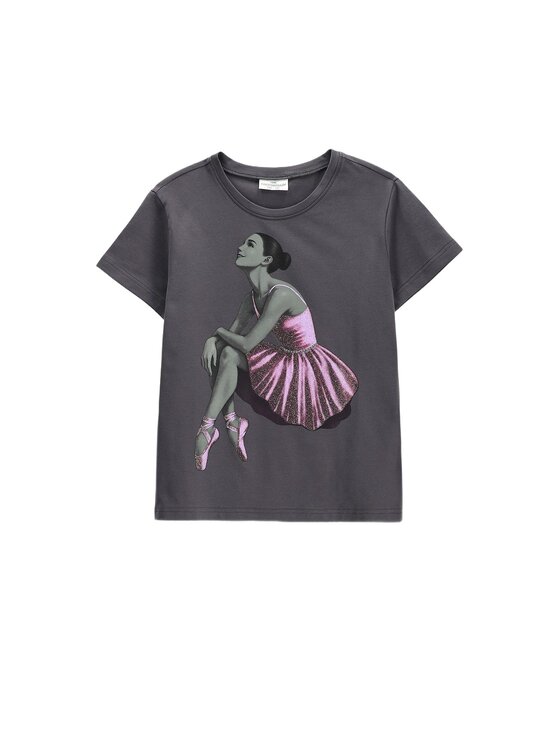 Coccodrillo Coccodrillo T-Shirt ZC6143211VGA-020 Szary Regular Fit