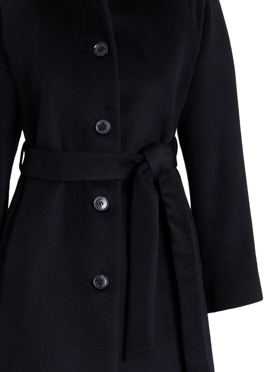 LAUREN RALPH LAUREN LAUREN RALPH LAUREN Vilnas mētelis 297P04140001 Melns Regular Fit