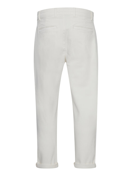 Casual Friday Casual Friday Hlače iz tkanine 20504628 Écru Regular Fit