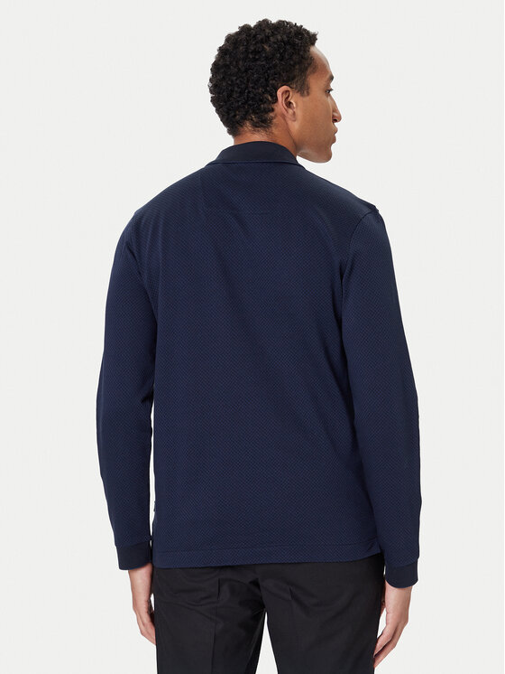 BOSS BOSS Polokošile H-Peduzzi 06 50549583 Tmavomodrá Regular Fit
