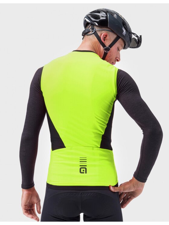 Alé Cycling Alé Cycling Kamizelka R-EV1 Thermo Żółty Fitted Fit
