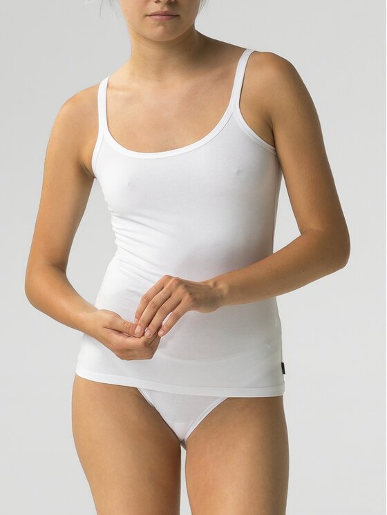 Atlantic Atlantic Top basic Biały Regular Fit