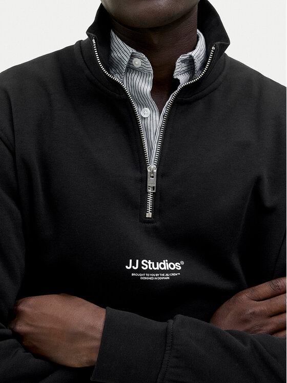 Jack & Jones Jack & Jones Bluză Soho 12278793 Negru Relaxed Fit