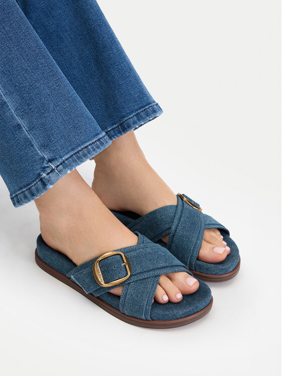 Guess Jeans Guess Jeans Natikači CEO-HY1001-6 Modra