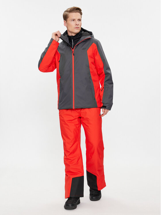4F 4F Skijacke 4FAW23TTJAM306 Rot Regular Fit