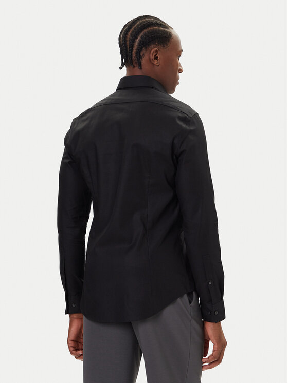 Calvin Klein Calvin Klein Koszula LV019EU053 Czarny Slim Fit