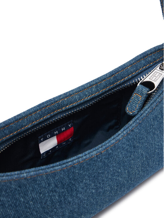 Tommy Jeans Tommy Jeans Дамска чанта Tjw Cool Denim Shoulder Bag AW0AW19157 Син