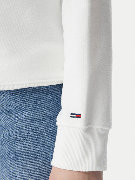 Tommy Jeans Tommy Jeans Μπλούζα Heritage Logo DW0DW22821 Λευκό Regular Fit