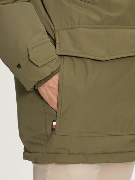 Tommy Hilfiger Tommy Hilfiger Pūkinė striukė Rockie MW0MW36595 Chaki Regular Fit
