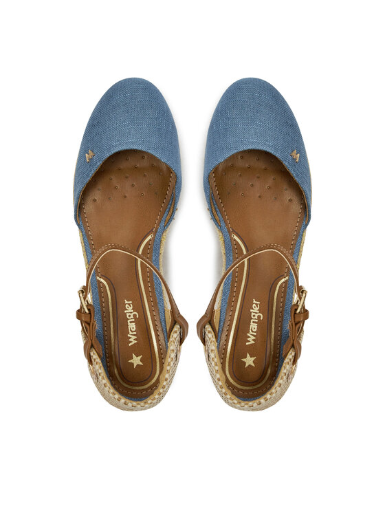 Wrangler Wrangler Еспадрильї Bela Women Semi Wedge 20241055 Голубий