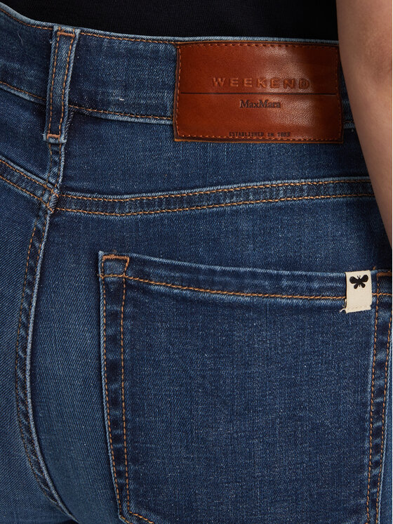 Weekend Max Mara Weekend Max Mara Džínsy Cesy 2425186031 Modrá Tapered Leg