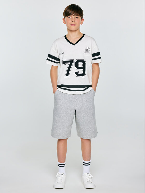 BIG STAR BIG STAR Szorty materiałowe DONER Szary Comfort Fit