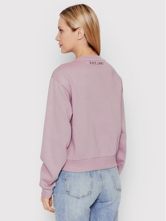 Felpa Icon W2YQ01 KB681 Viola Regular Fit