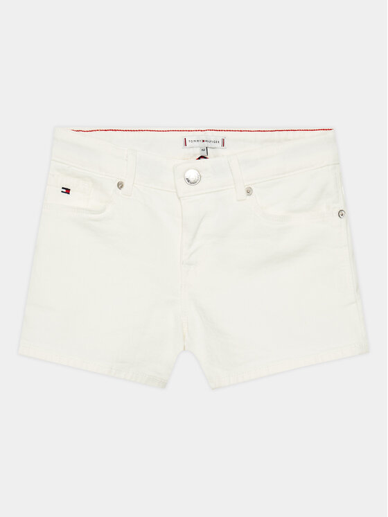 Tommy Hilfiger Tommy Hilfiger Kratke traperice Nora KG0KG07243 D Bijela Skinny Fit