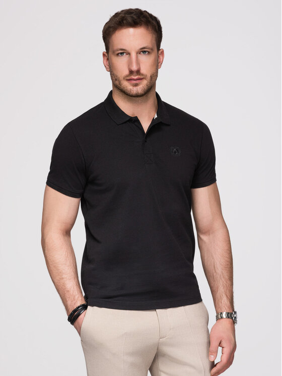 Ombre Ombre Polo OM-POBS-0171 Kolorowy Regular Fit