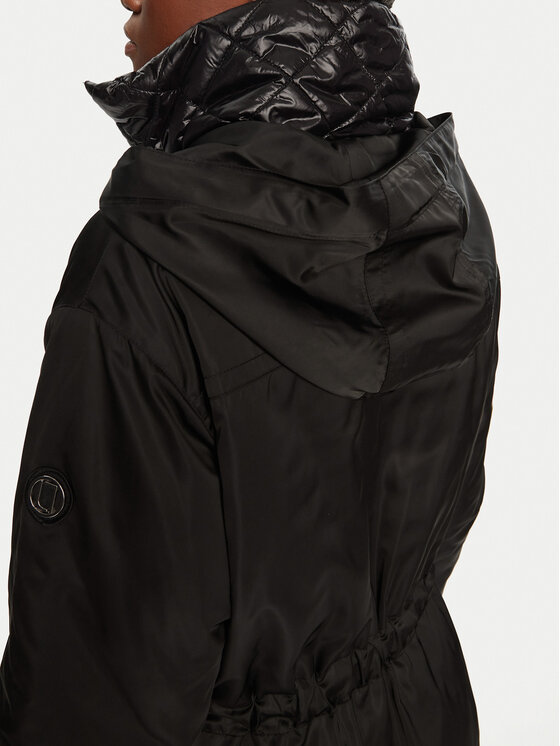 Laurèl Laurèl Parka 92005 Fekete Regular Fit