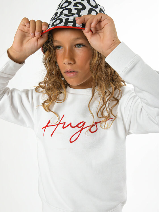 HUGO Hugo Μπλούζα G25117 S Λευκό Regular Fit