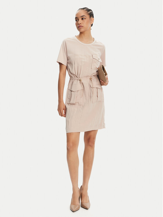 Liu Jo Sport Liu Jo Sport Ежедневна рокля TA5128 T2921 Бежов Regular Fit