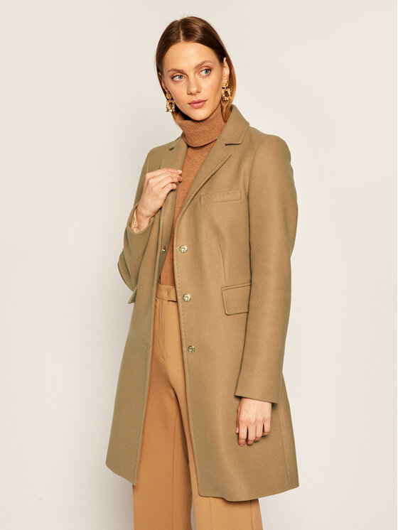 Cappotto di transizione WF0422 T4612 Marrone