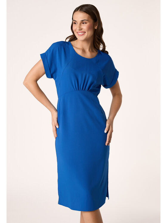 QUIOSQUE QUIOSQUE Každodenné šaty QUIOSQUE 4SH008801 Modrá Regular Fit