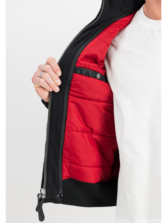 Alpha Industries Alpha Industries Kurtka bomber MA-1 D-Tec Hood Bomber Jacket Czarny Slim Fit