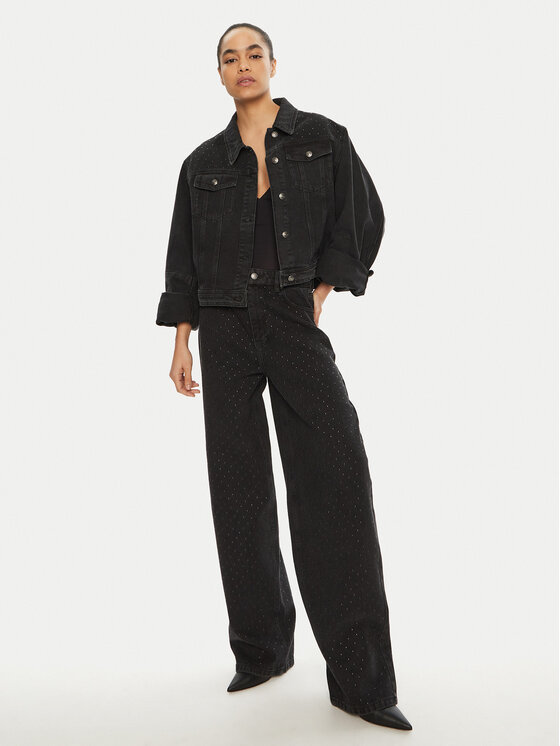 ROTATE ROTATE Jeans hlače 113606 Črna Regular Fit