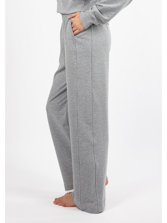 DKaren Sport DKaren Sport Spodnie dresowe DK-K-B23 Szary Classic Fit