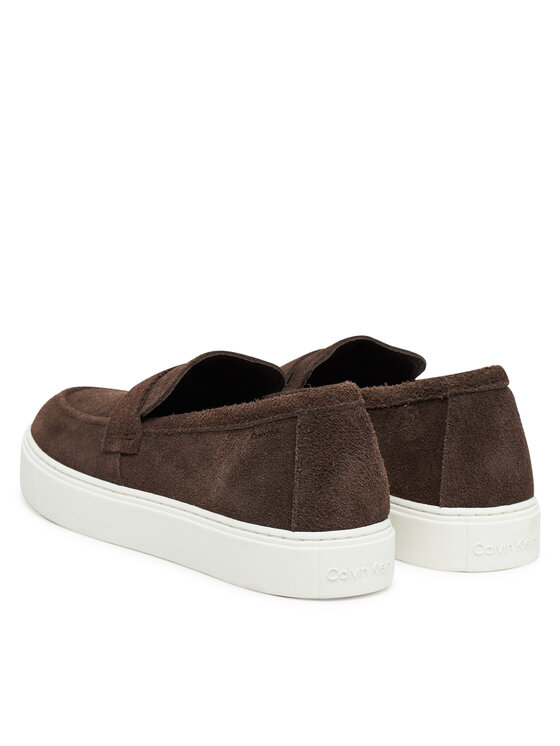 Calvin Klein Calvin Klein Nizki čevlji Moccasin Sue Unlined HM0HM01819 Rjava