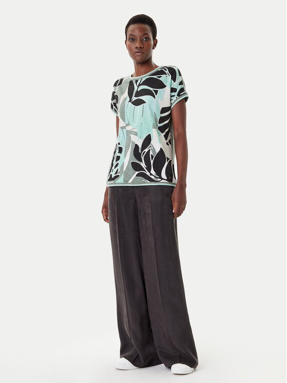 Olsen Olsen T-shirt 11105067 Zelena Regular Fit
