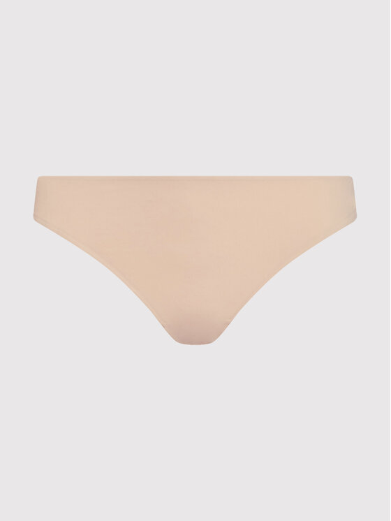 Etam Kalhotky string Pure Fit 6399886 Béžová | Modivo.cz