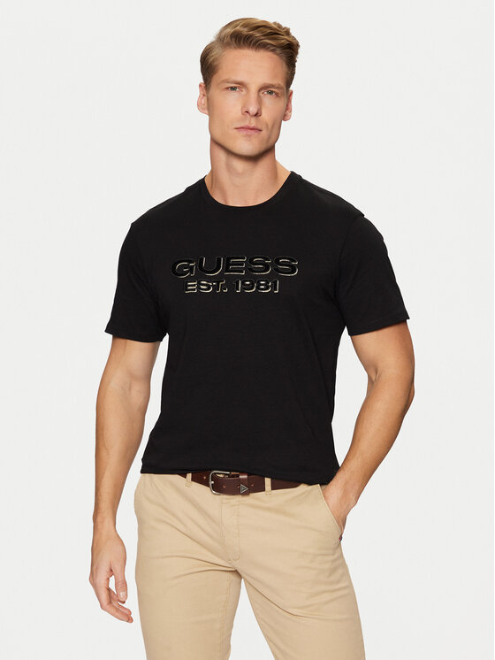 Guess Majica M5RI50 K9RM1 Črna Regular Fit