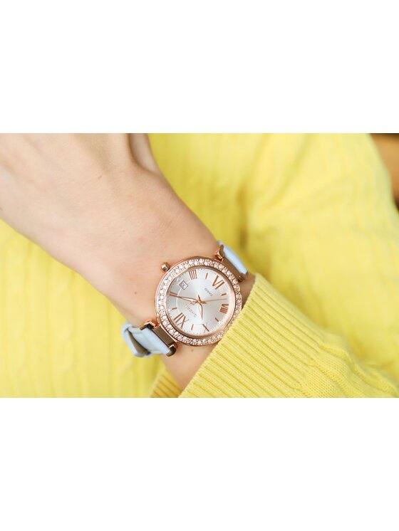 Casio Casio Hodinky SHE-4057PGL-7BUER Modrá