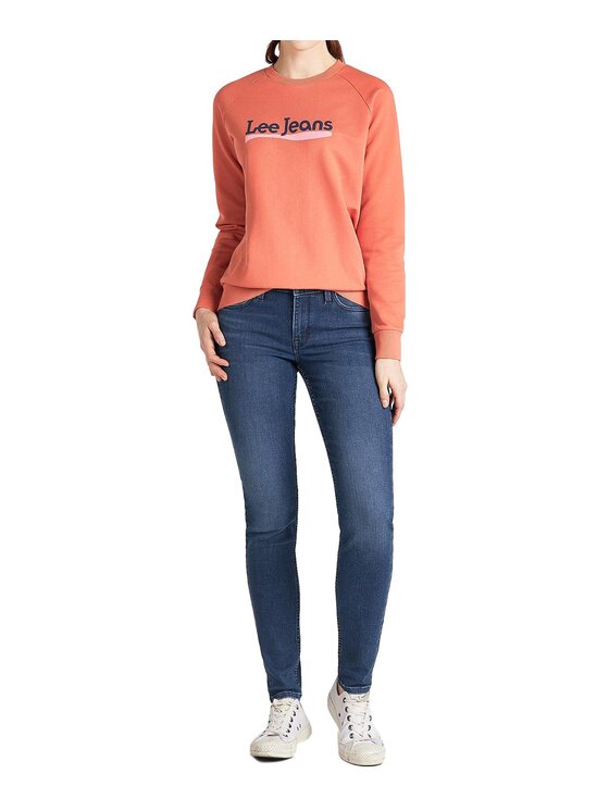 Lee Lee Jeansy L526SLJD Granatowy Skinny Fit