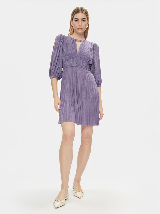Liu Jo Liu Jo Kokteilinė suknelė CA4050 J1923 Violetinė Regular Fit