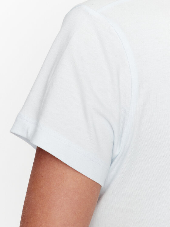 New Balance New Balance Tričko NB Essentials Stacked Logo T-Shirt WT31546 Modrá Regular Fit